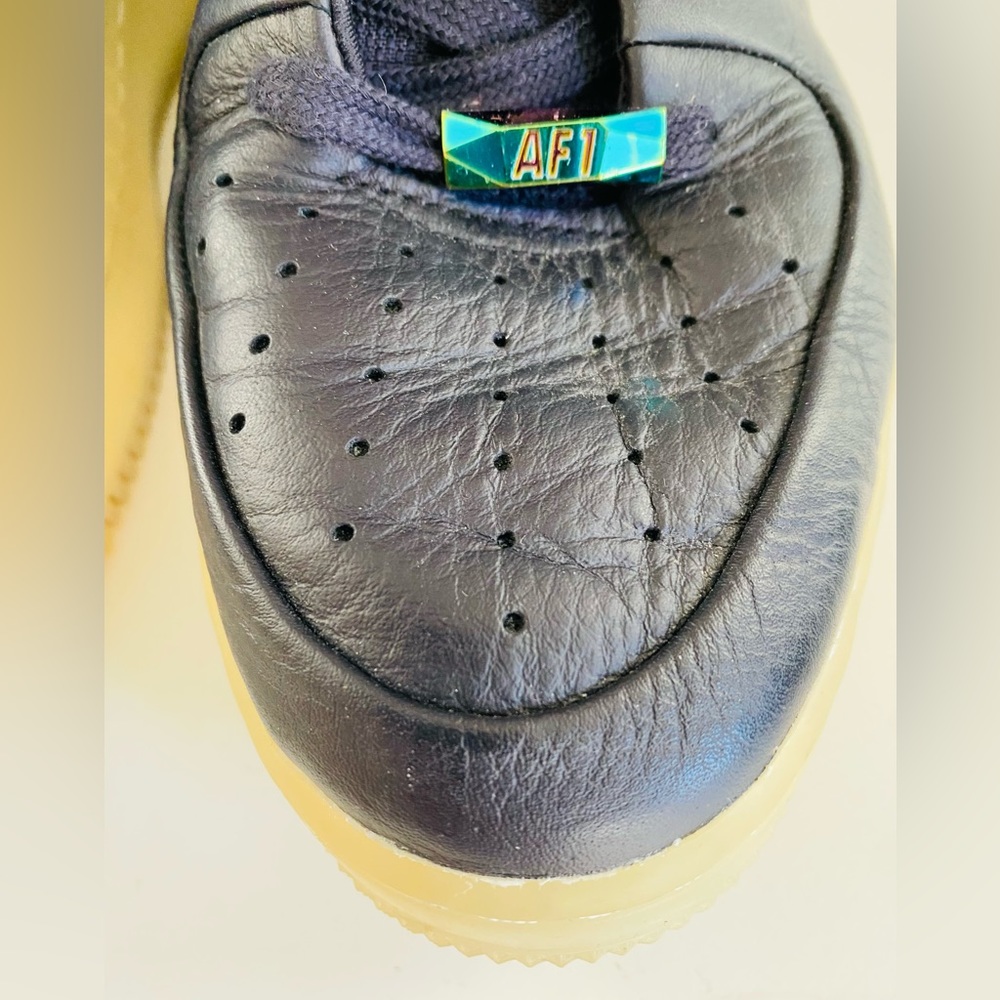 Nike Air Force 1 One Sage Low LX Oil Shoes Women's Size 10 AR5409-004 Grey - Picture 11 of 16